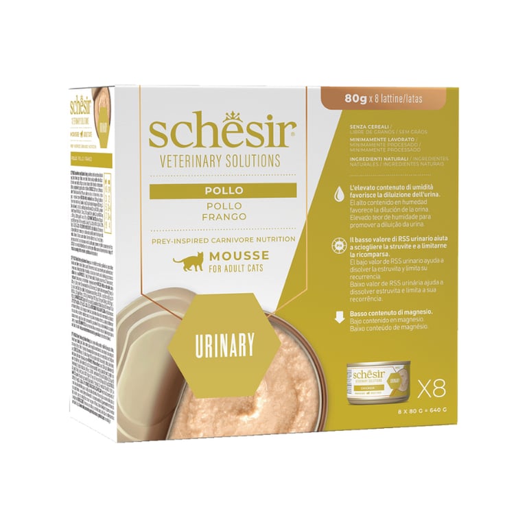 Cat Veterinary Urinary Mousse Pollo