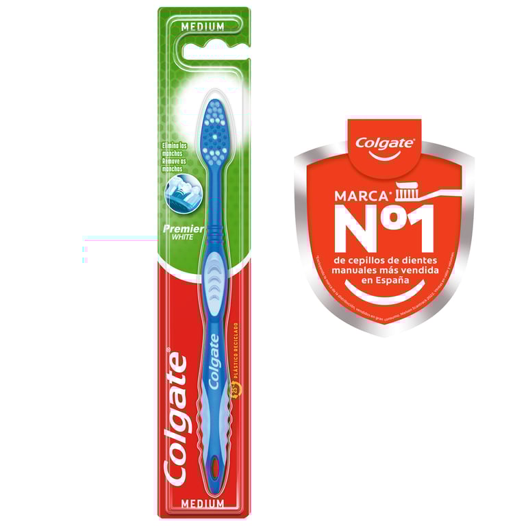 Cepillo Dental Premier White Medium de Colgate