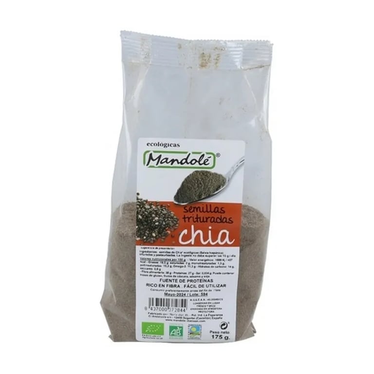 Semillas De Chia Trituradas