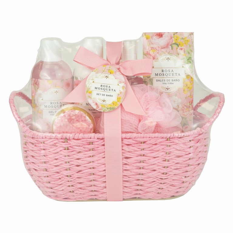 Set De Baño Rosa Mosqueta 6 Piezas