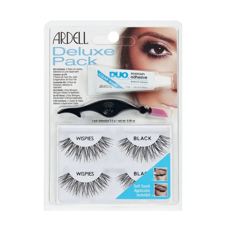 Kit Deluxe Pack Wispies Black + Adhésif + Applicateur