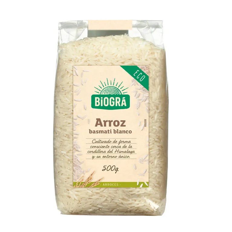 ARROZ BASMATI BLANCO BIO