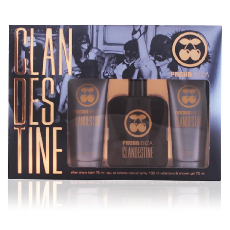 Pacha Men Clandestine Coffret 3 Produits EDT 100 ml