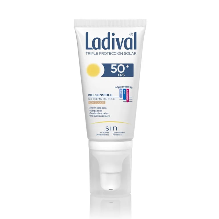 GEL-CREMA PROTECTOR CON COLOR PIEL SENSIBLE SPF50+
