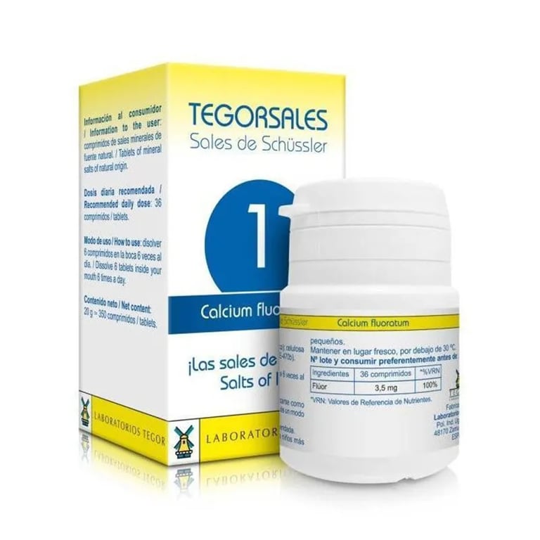 Tegorsales 1 Fluorato De Calcio