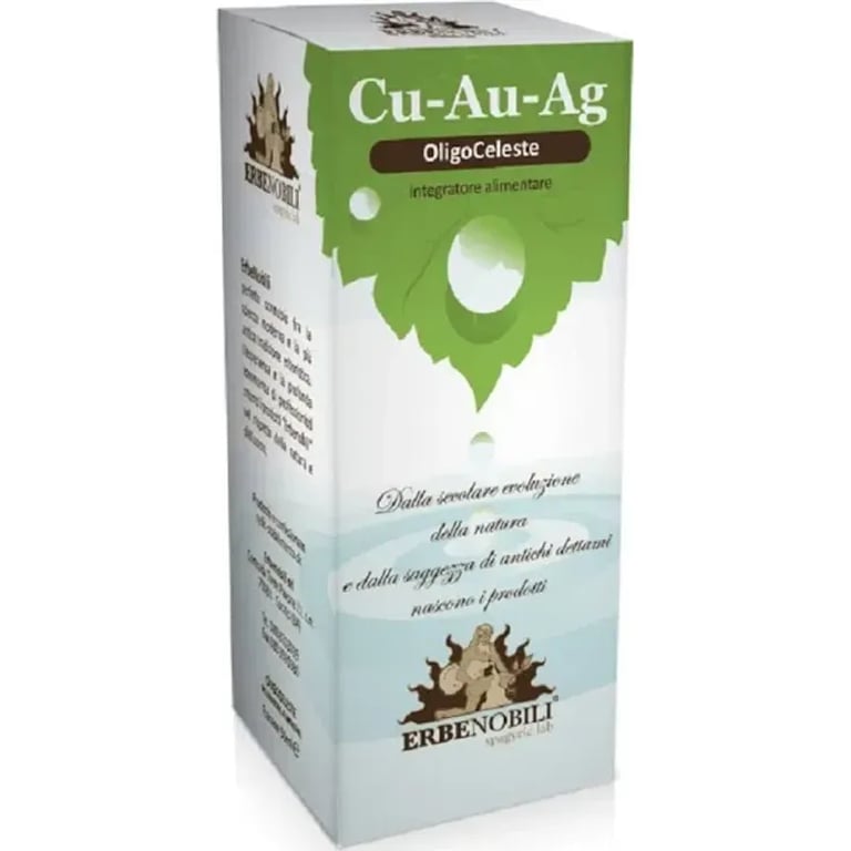 Oligoceleste Cu-Au-Ag druppels