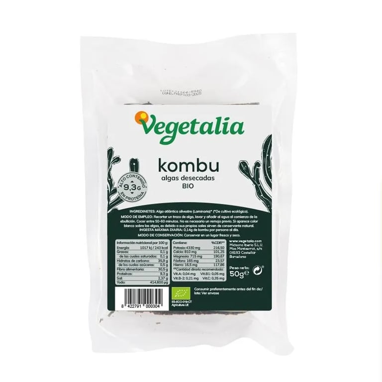 Alghe Kombu Essiccate Eco Vegan