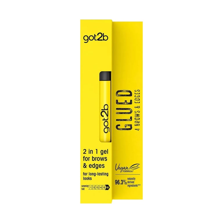 Fijador De Cejas Glued 2 en 1 Fijación