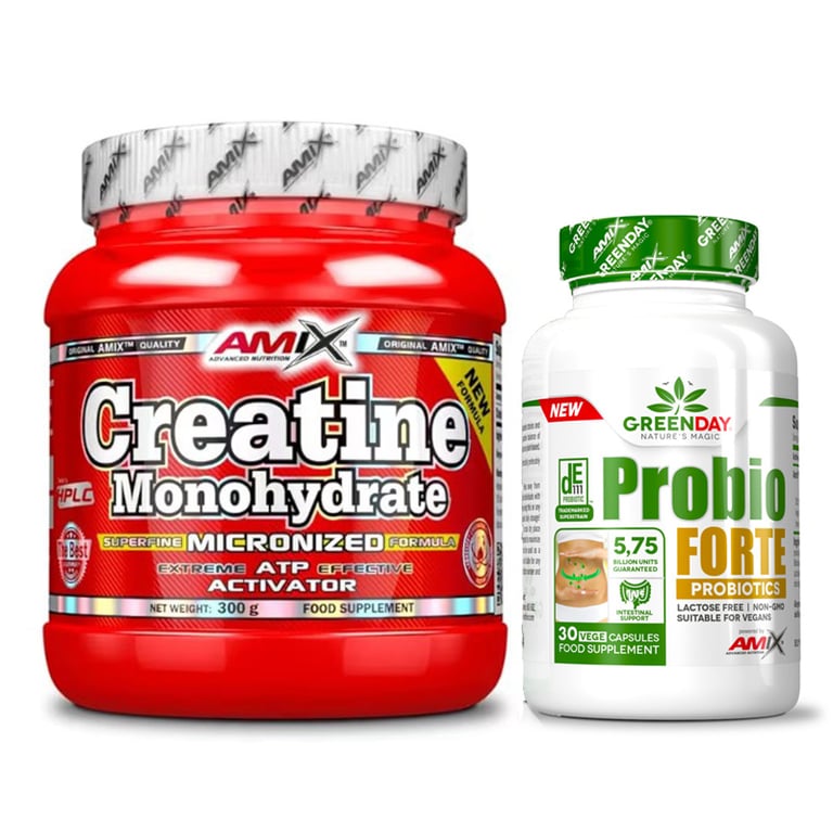 Pack Regalo Creatine Monohydrate 300g + Probio Forte 30 Caps