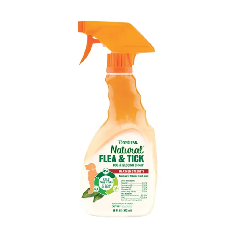 Natural Flea Tick Dog Bedding Spray Maximum Strength