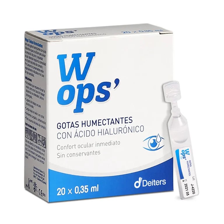 Wops Gouttes hydratantes.