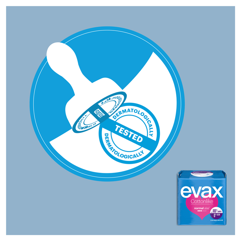 Evax Cottonlike Ailettes Normal 16 Unités de Evax