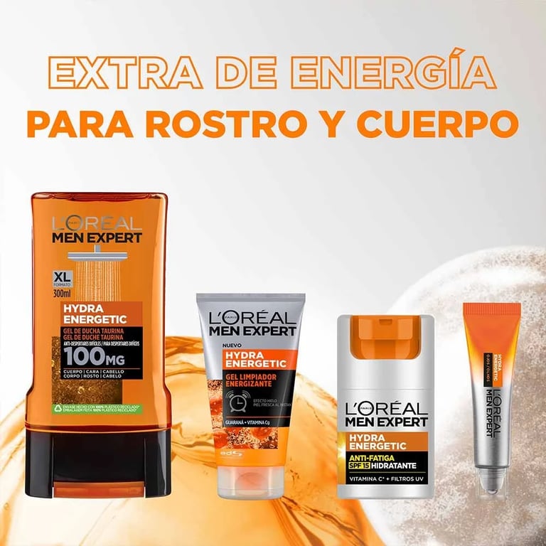 Men Expert Hydra Energetic Hidratante Anti-Fatiga SPF15 50 ml de L'Oreal Paris