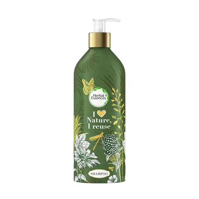 Flacone Ricaricabile Alluminio Shampoo Argan