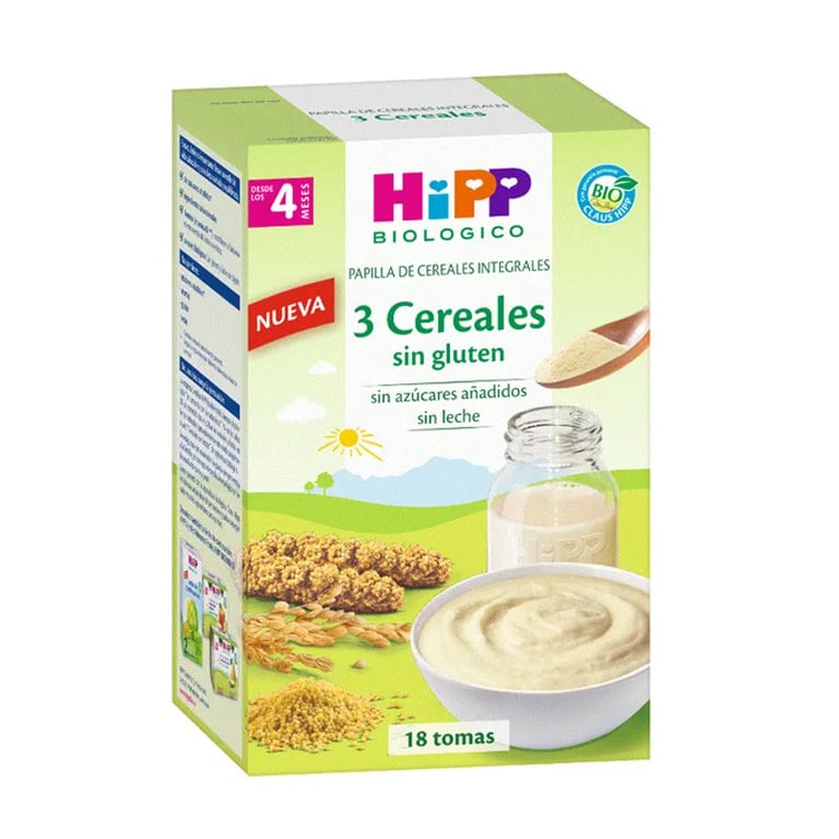 PAPILLA 3 CEREALES SIN GLUTEN BIO