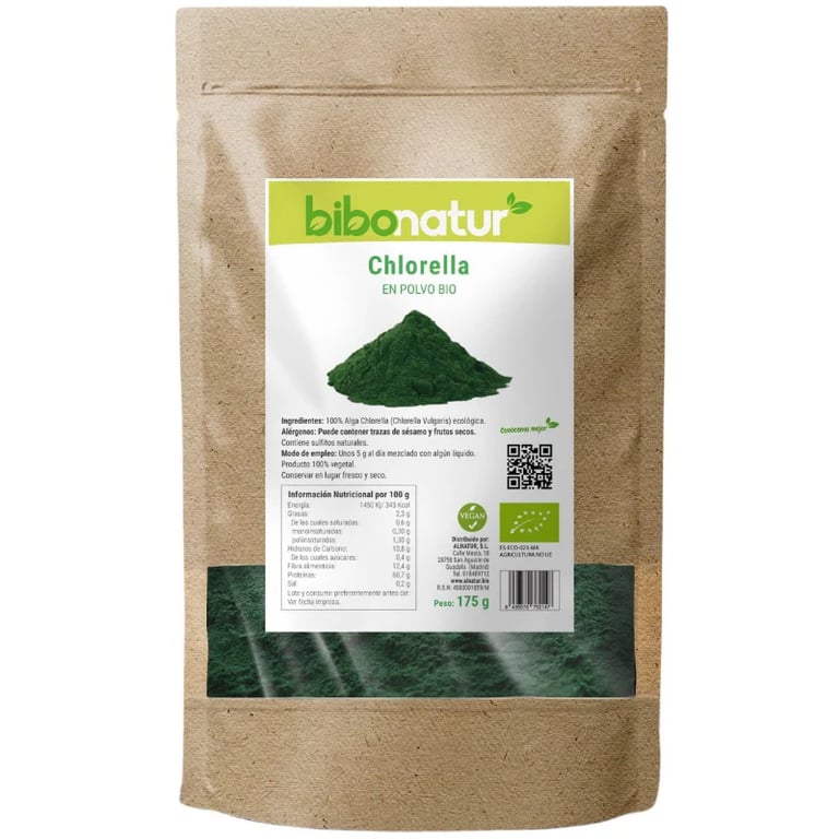 Alga Chlorella en Polvo Ecológica