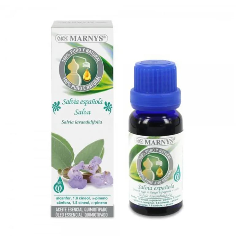 ACEITE ESENCIAL QUIMIOTIPADO DE SALVIA ESPAÑOLA 15ml de Marnys