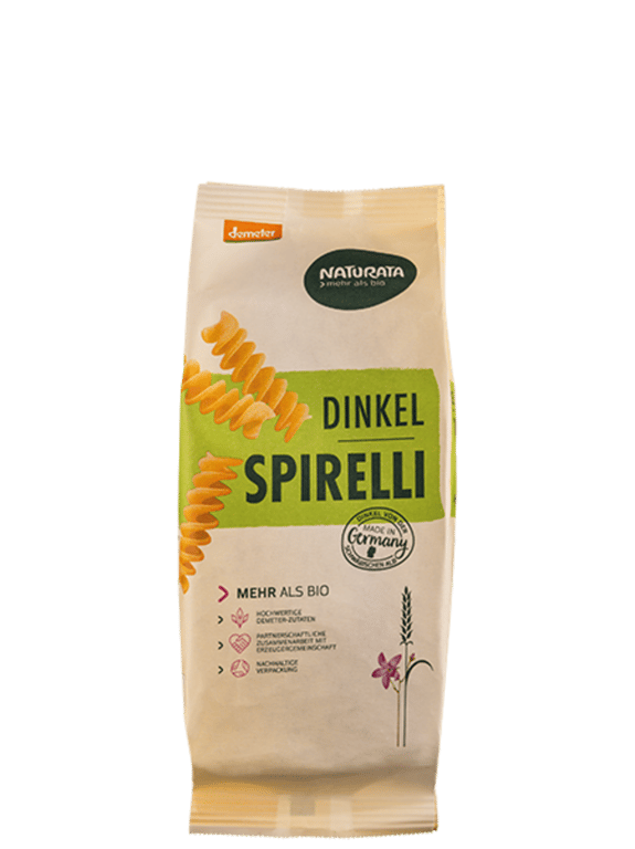 Espirales de Espelta Demeter 500g