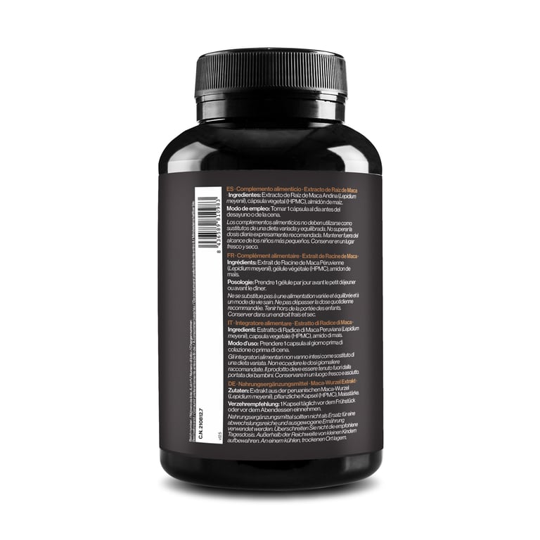 Extrato De Raiz De Maca Peruana 4000 mg 120 Caps da Zenement