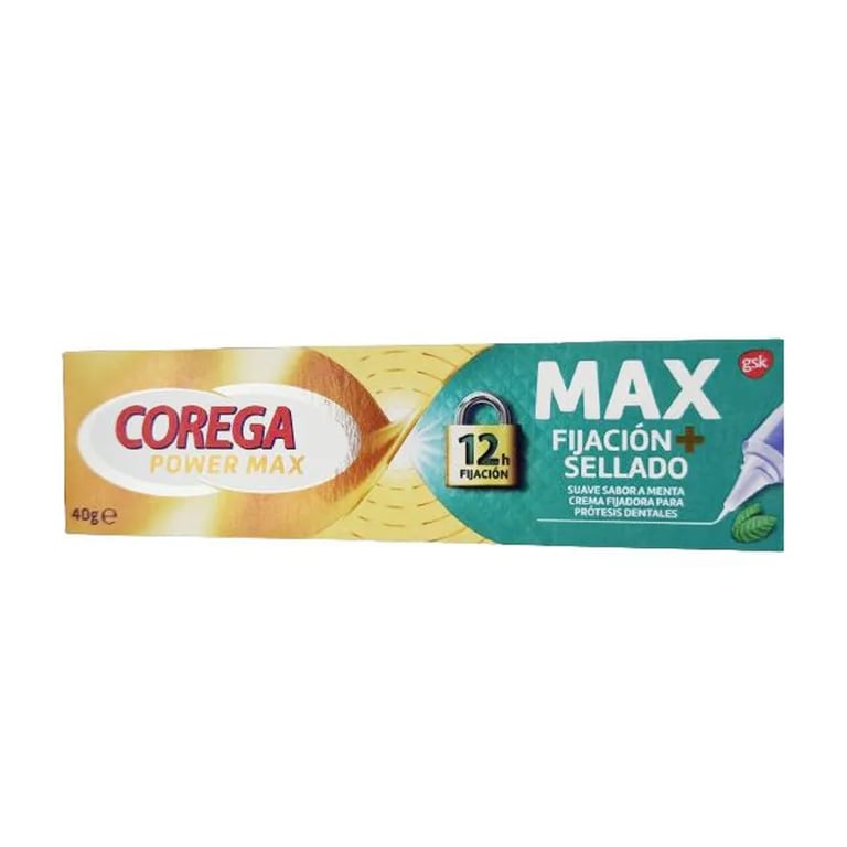 Corega Power Max Fijación + Sellado Sabor Menta