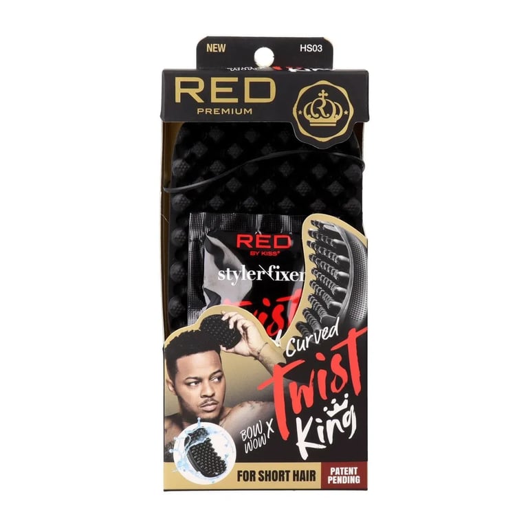 Premium Twist König Gebogene Dichte Gummibürste