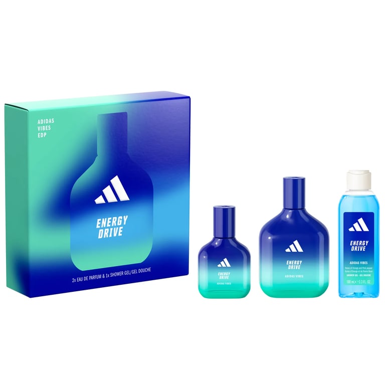 Énergie Drive Vibes EDP 100 ml + EDP 30 ml + Gel de Douche 100 ml