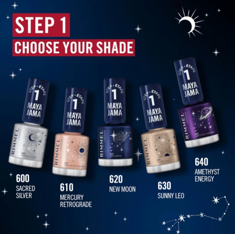 Vernis Super Gel Maya Jama #640 Amethyst Energy de Rimmel London