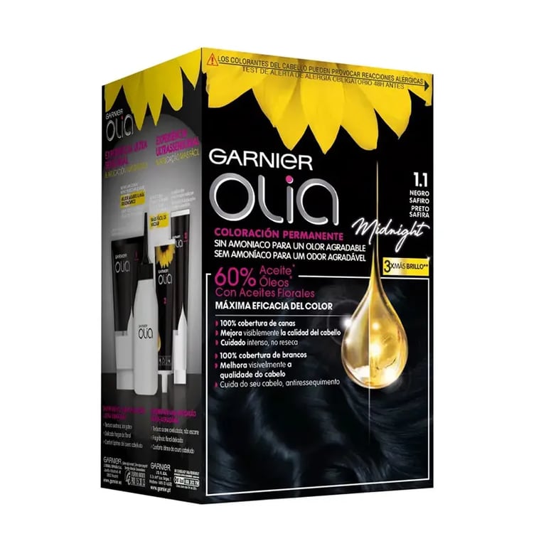 Olia Coloración Permanente #1,10 Black Sapphire