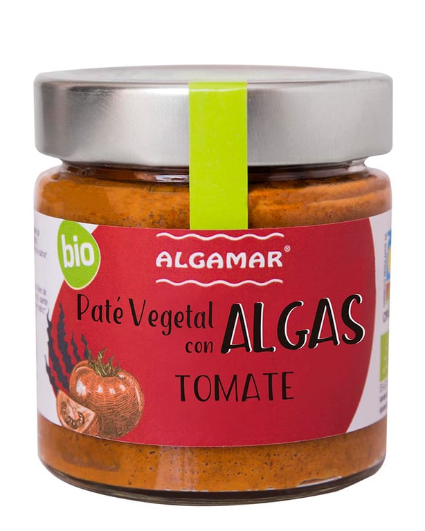 Paté Vegetal Con Algas Y Tomate Bio 180g