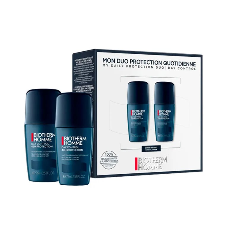 Homme Day Control 48H Desodorizante Roll-On Duo