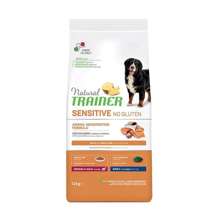 Natural Sensitive No Gluten Perro Adult Medium-Maxi Salmón