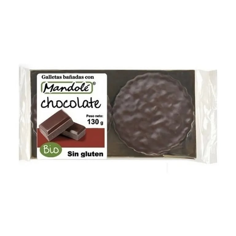 Galletas Bañadas Con Chocolate Sin Gluten