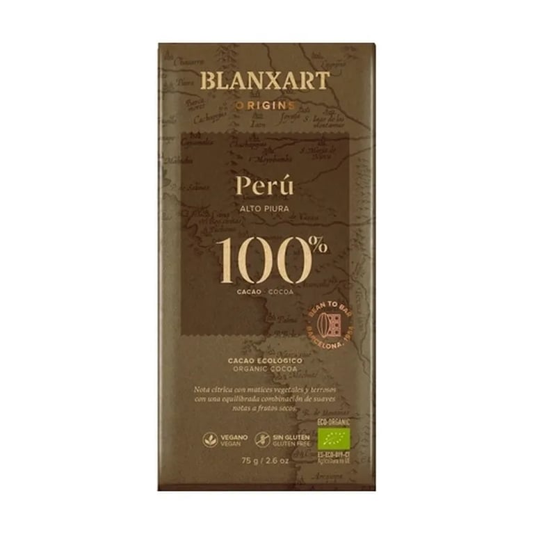Chocolate Negro 100% Peru Eco