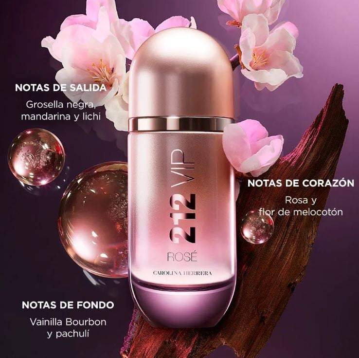 212 VIP Rosé Elixir EDP 80 ml de Carolina Herrera