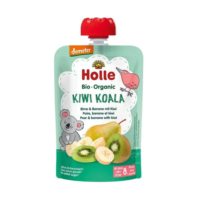 Puré De Frutas Pera Plátano Y Kiwi 8 Meses Bio