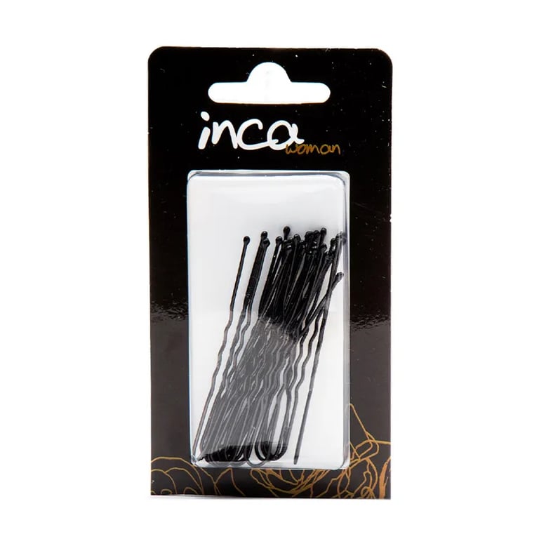 Horquillas Moño 6 Cm #Negro Invisible