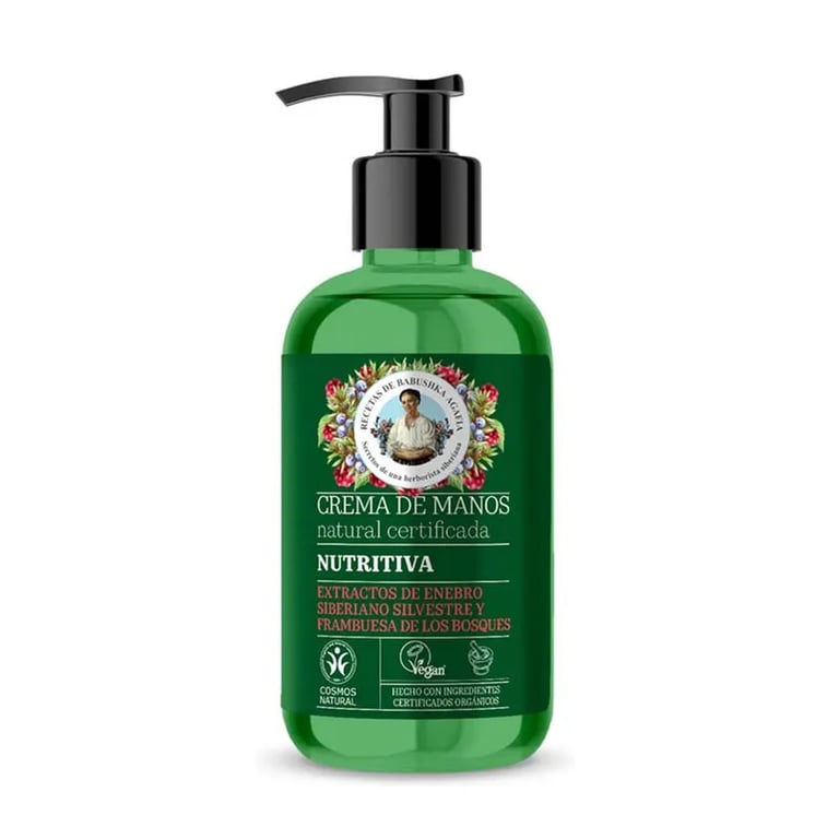 Crema De Manos Nutritiva Enebro Y Frambuesa