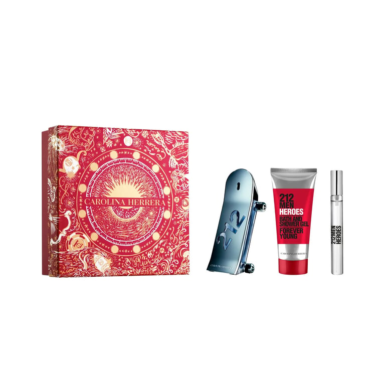 212 Men Heroes EDT 90 ml + Duschgel 100 ml + EDT 10 ml