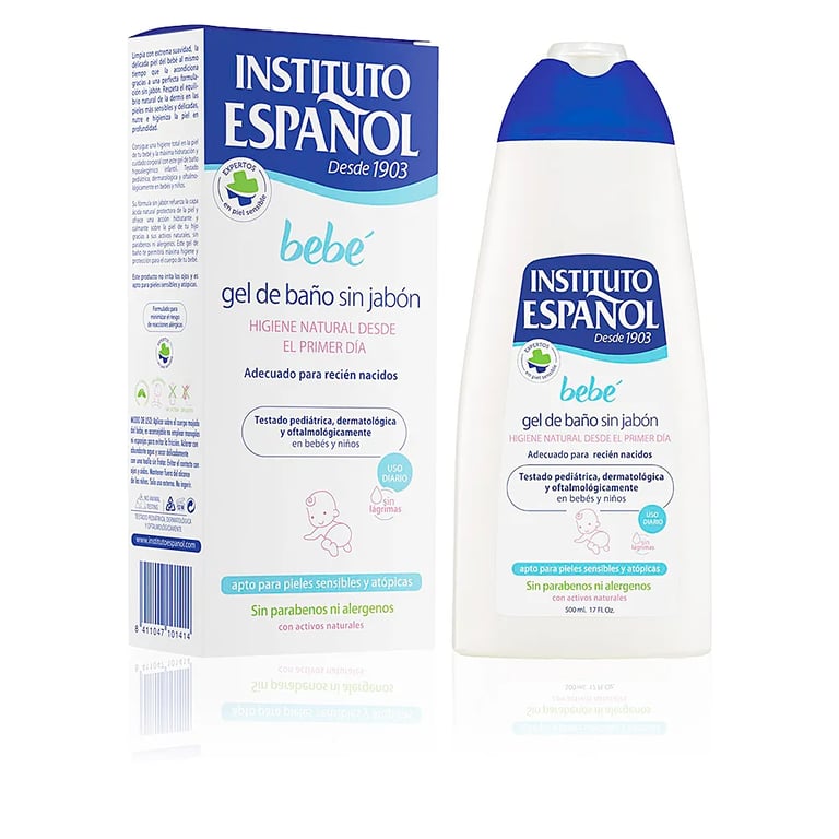 GEL DE BAÑO BEBÉ SIN JABÓN