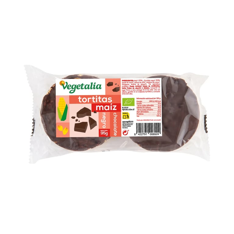 GALETTES DE MAÏS AU CHOCOLAT NOIR
