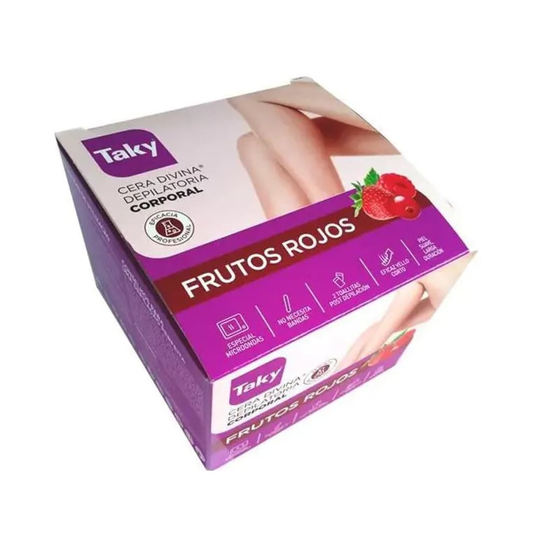 Cera Divina Depilatoria Corporal Frutos Rojos