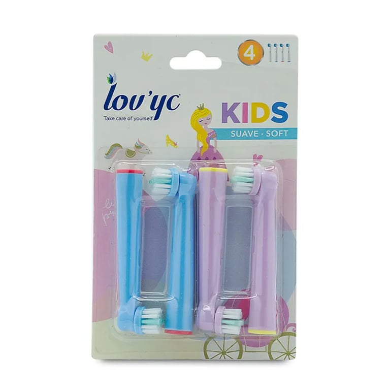 Lovyc Recambio Cepillo Eléctrico Kids Princesas Suave