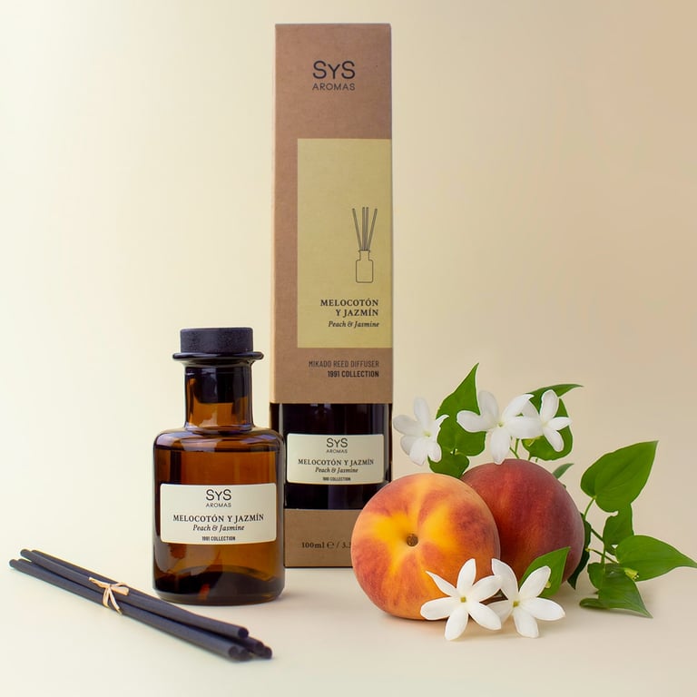 Diffuseur Mikado Pêche Jasmin - imagen 4 de 4