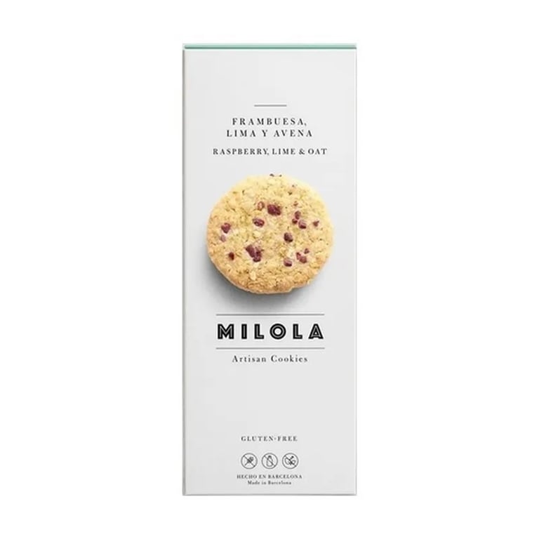 Galletas De Frambuesa Lima y Avena Sin Gluten