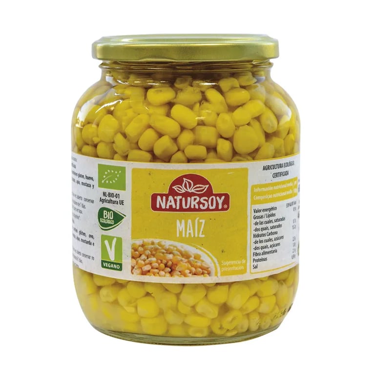Maíz Dulce En Conserva Bio