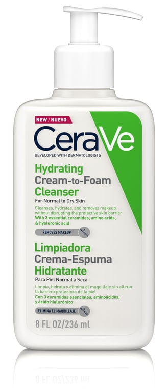 Cerave Mousse Hydratante Crème Nettoyante 236 ml de Cerave