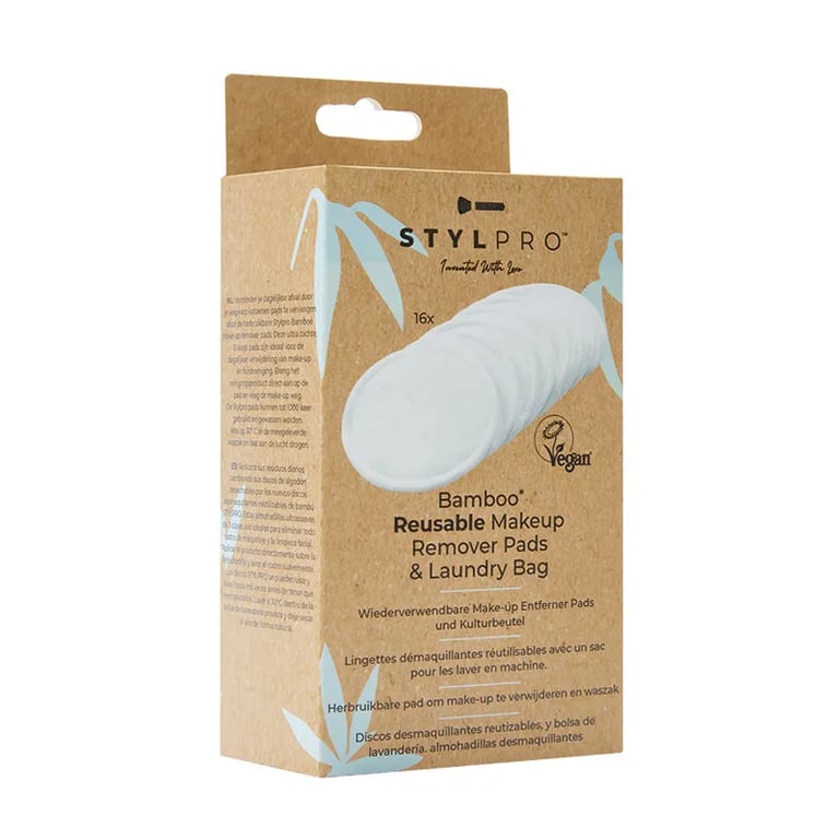 Stylpro Bamboo Remover Discos 17 ud + Bolsa Lavadora