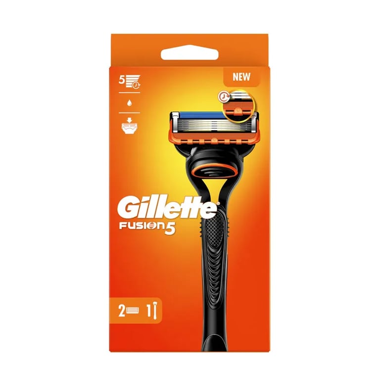 Gillette Fusion5 + 2 Lame Di Ricambio