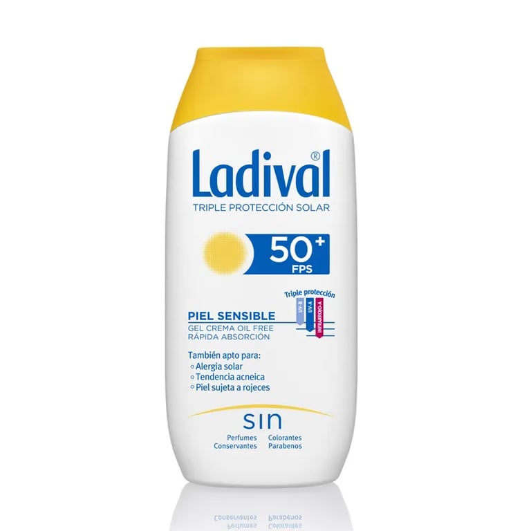GEL-CREMA PROTECTOR PIEL SENSIBLE RÁPIDA ABSORCIÓN SPF50+