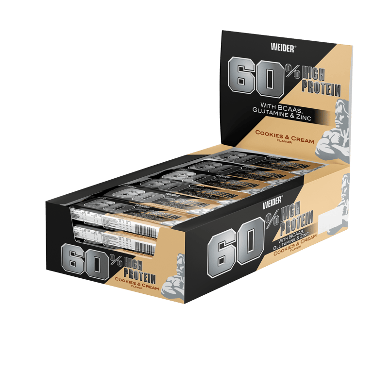60% Protein Bar es una barrita con más proteínas que nunca.